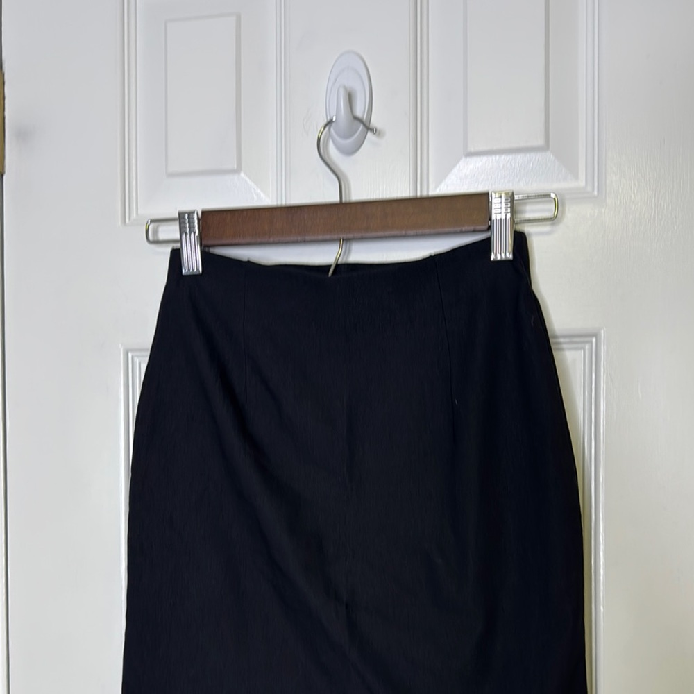 Papaya Black Mini Pencil Skirt for Work - Picture 4 of 5